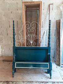 Letto singolo shabby chic