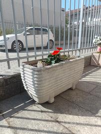 fioriera in cemento 