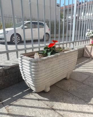 fioriera in cemento 