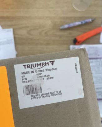 KIT Depotenziamento Trident Tiger 660 35KW