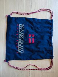 Napapijri sacca blu navy multiuso