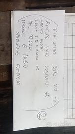 MOTORE USATO COMPLETO TATA SAFARI 2010 2.2 TD