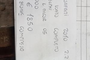 MOTORE USATO COMPLETO TATA SAFARI 2010 2.2 TD