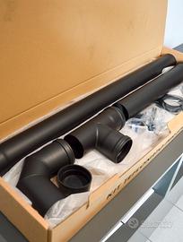 Kit Tubi per Stufa a Pellet Diametro 80 Inox 1.2