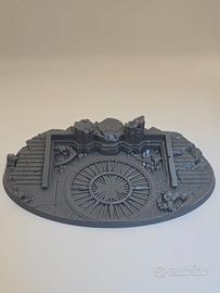 120x92 Basetta Ovale Wargame Ruined Empire City