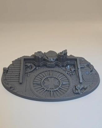 120x92 Basetta Ovale Wargame Ruined Empire City