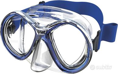 SEAC Chiara Maschera Sub Snorkeling Vetro Temperat