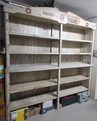 LIBRERIA larghezza 240 cm - Stile country 