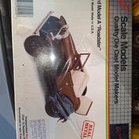 model kit Ford model A roadster in metallo