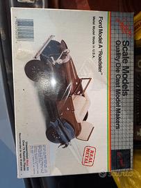 model kit Ford model A roadster in metallo