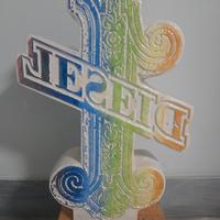 Vaso Diesel multicolori pezzo unico 
