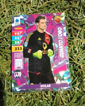 figurina di Svilar 2024 - 2025 guanto d'oro Adrena