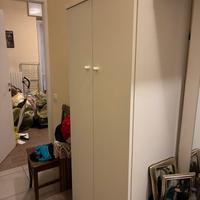 Armadietto bianco + mobile con specchio