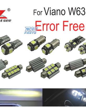 KIT 19 LAMPADE LED INTERNE PER MERCEDES CLASSE ML 