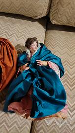 natività Sacra Famiglia con occhi di cristallo