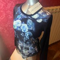 Maglia in vellutino Chiara Oro taglia L