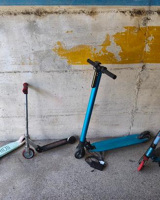 monopattino elettrico + 3 monopattini bambini 