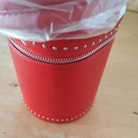 borsa rossa similpelle Carpisa tonda