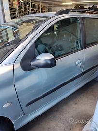 Porta anteriore sx nuda PEUGEOT 206 del 2004
