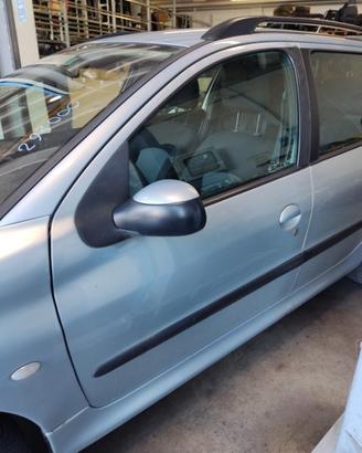 Porta anteriore sx nuda PEUGEOT 206 del 2004