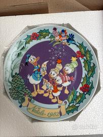 Piatto Walt Disney Natale 1982