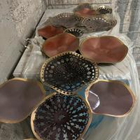 Piatto in ferro da appendere al muro per arredo