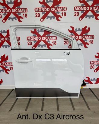 Portiera Sportello Porta Anteriore Destro E Ricamb