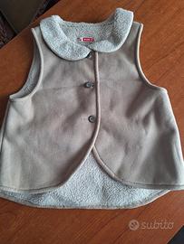 Gilet beige bianco Du Pareil au Même (Dpam) nuovo