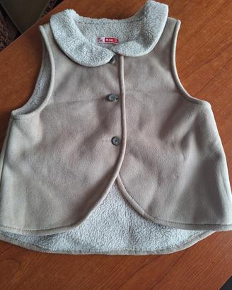 Gilet beige bianco Du Pareil au Même (Dpam) nuovo