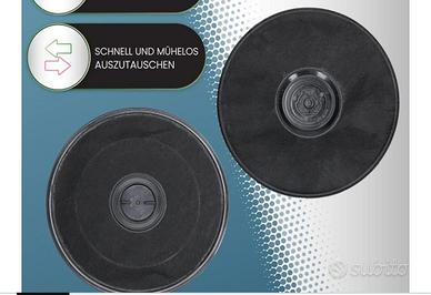 Filtro ai carboni attivi Ø 230 mm per cappa aspira