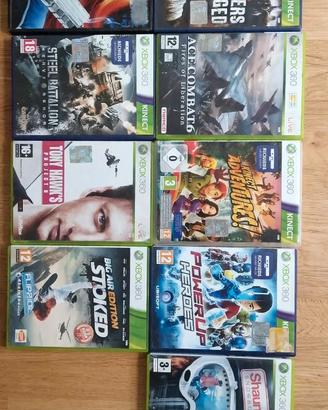 Lotto 9 Giochi Xbox 360 - Kinect, Sport e Azione -