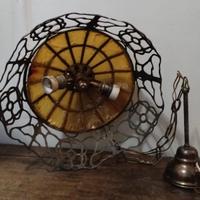 lampadario in bronzo