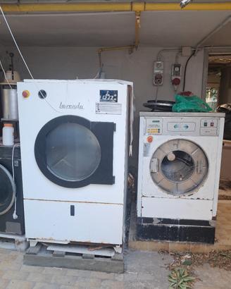 asciugatore e lavatrice industriale 