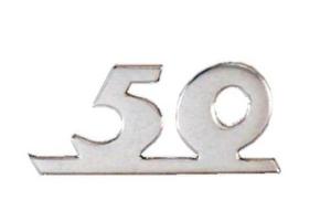 Targhetta anteriore Vespa 50 Special