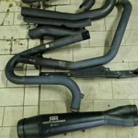 harley davison scarico redthunder 2 in 1