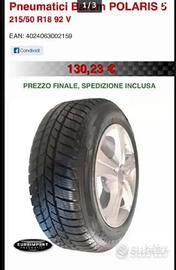 Pneumatici Invernali cambio auto