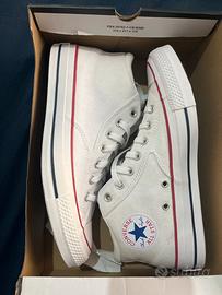 Converse mai usate bianche