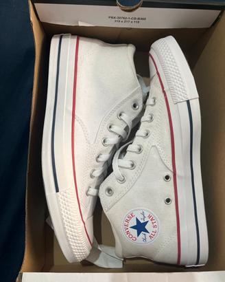Converse mai usate bianche