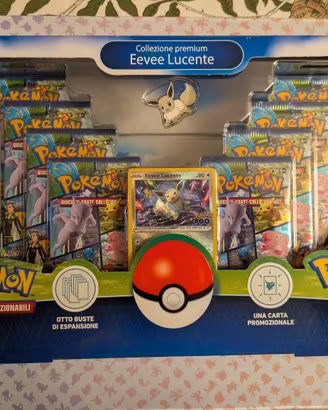 COLLEZIONE PREMIUM EEVEE LUCENTE POKEMON GO ITA