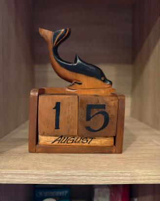 Calendario in legno 