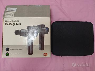pistola massaggiante completa mai usata