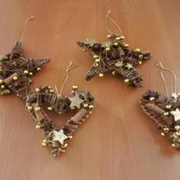 Decorazioni Natale stella cuore