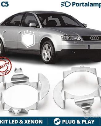 ADATTATORI montaggio KIT LED H7 per Audi A6 C5