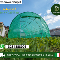 Piccola serra tunnel giardino 8x3x2mt dawa-shop.it