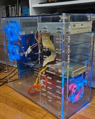 PC retrogaming vintage AMD K7 512mb 40GB Kyro 4000