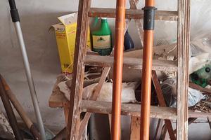 Coppia di remi in legno