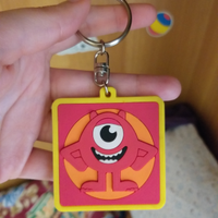 Portachiavi disney mike monsters & co Nuovo