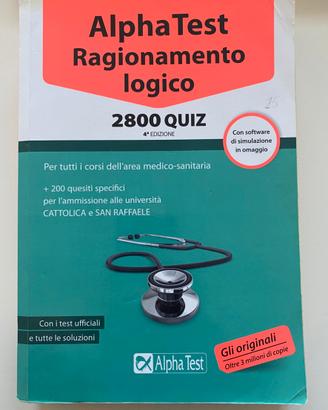 Alphatest libri per la preparazione area medica
