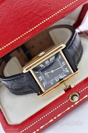 cartier tank must vermeil orologio watch