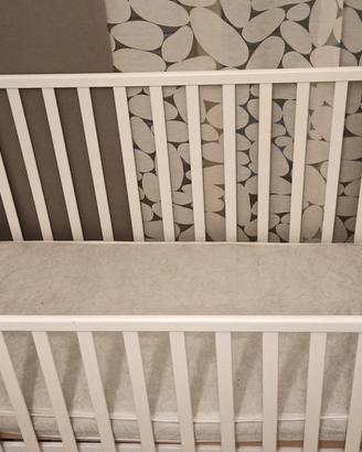 Culla /Lettino "Erbesi" modello dormiglione bianco